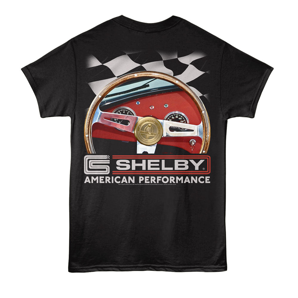 CARROLL SHELBY Eye-Catching T-Shirt, STEERING WHEEL