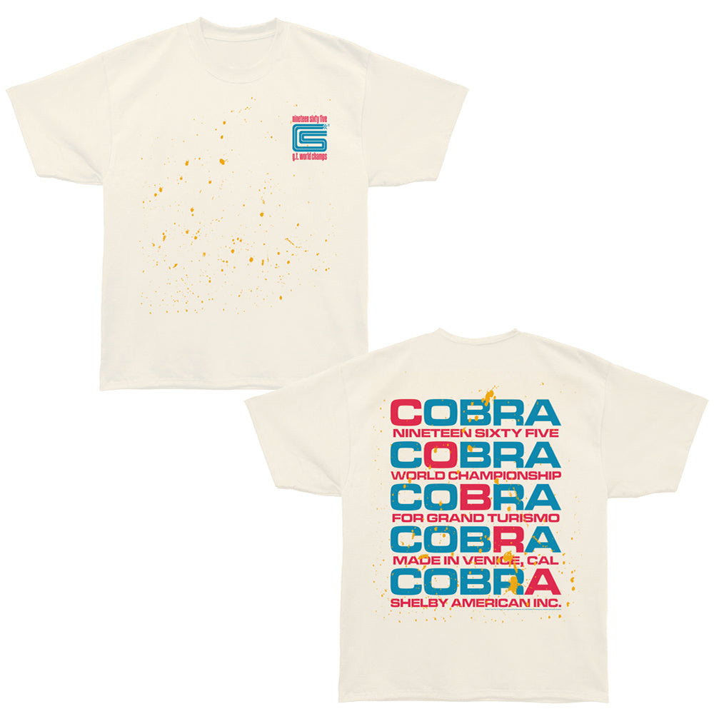 CARROLL SHELBY Oversized T-Shirt, COBRA 65 GT CHAMPS
