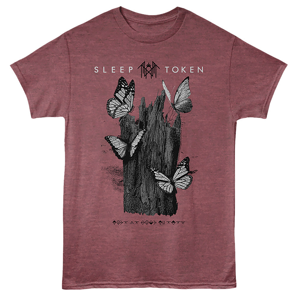 SLEEP TOKEN Eye-Catching T-Shirt, BUTTERFLIES