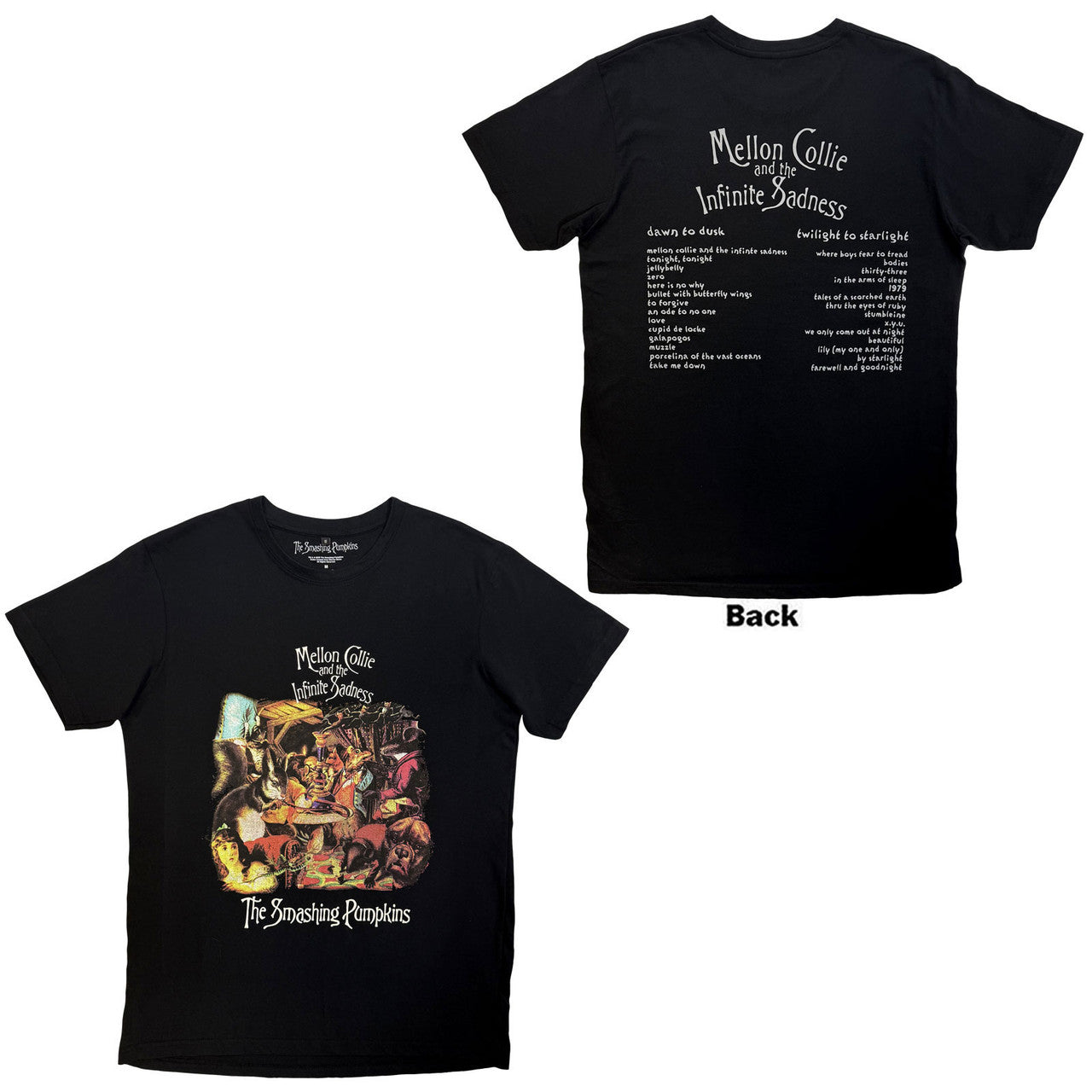 THE SMASHING PUMPKINS Carbon T-Shirt, Mellon Collie Animals