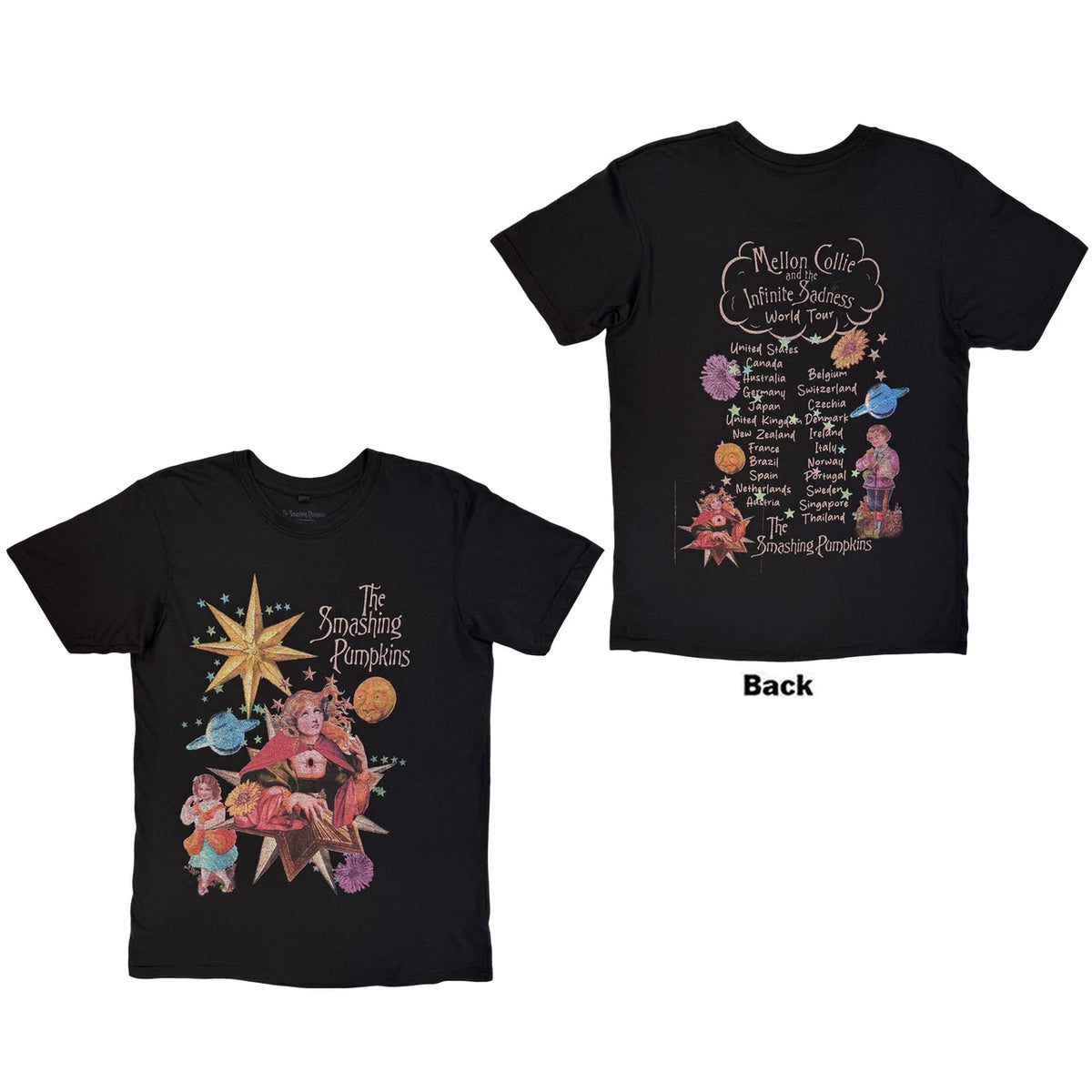 THE SMASHING PUMPKINS Carbon T-Shirt, Celestial Collage