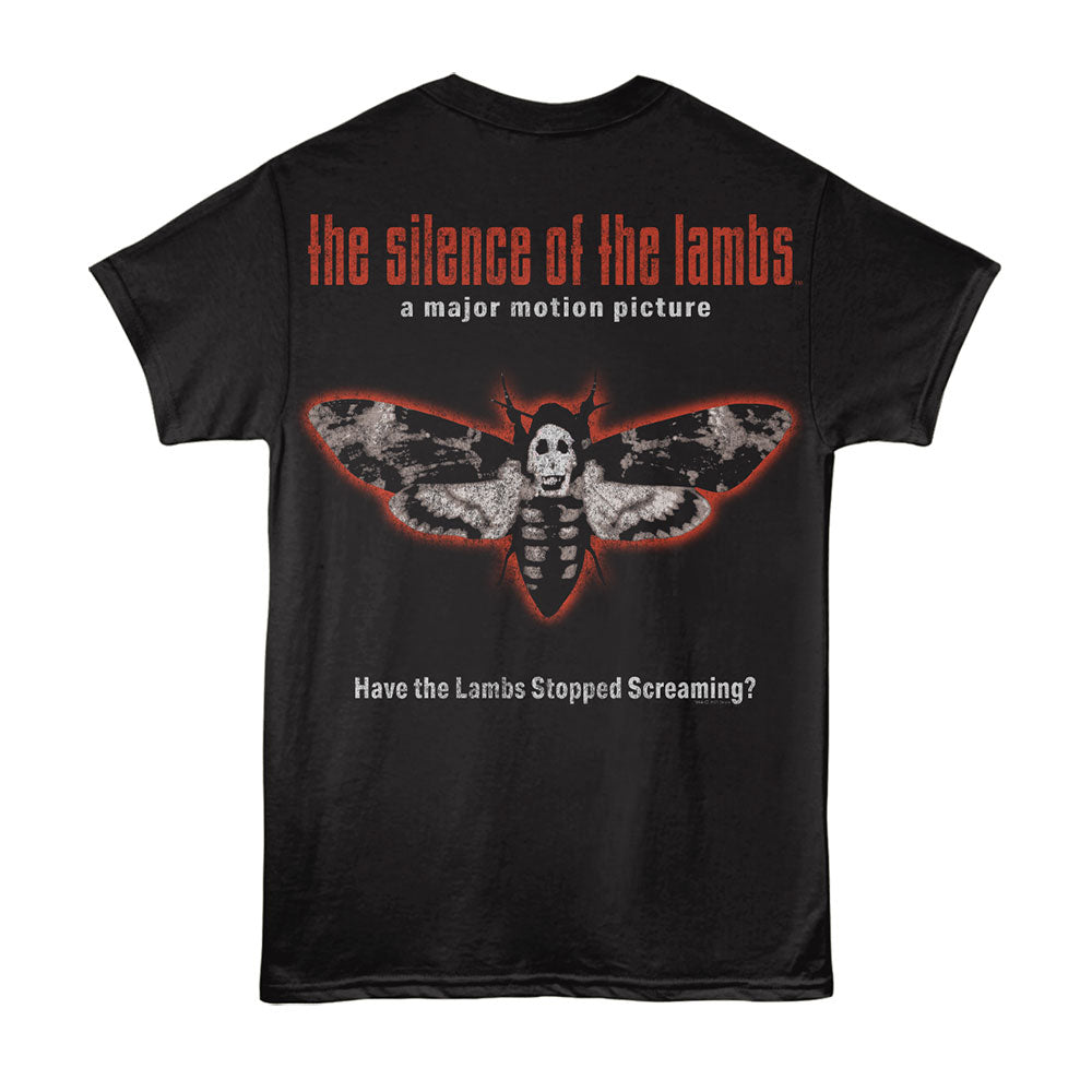 SILENCE OF THE LAMBS Terrific T-Shirt, FACE W MOTH