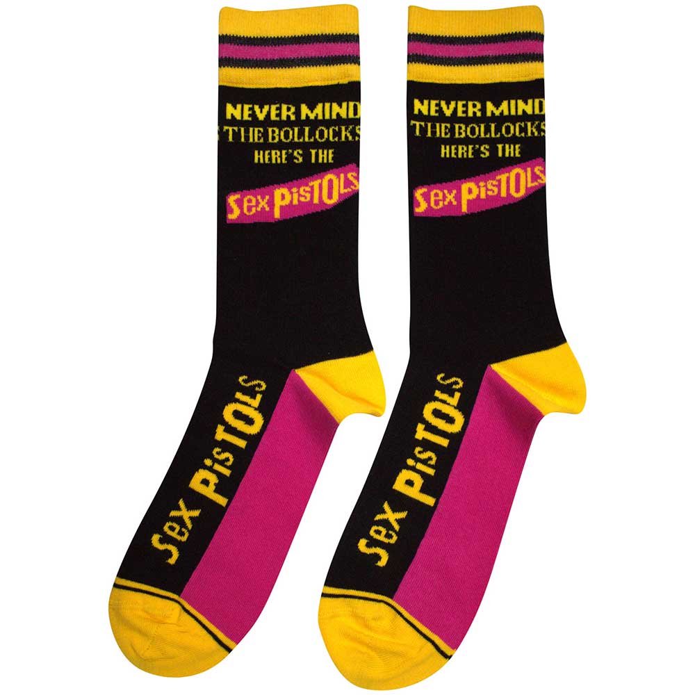 THE SEX PISTOLS Unisex Ankle Socks, Never Mind The Bollocks Stripes