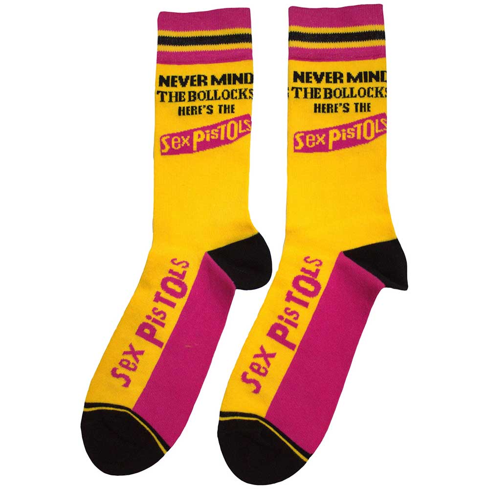 THE SEX PISTOLS Unisex Ankle Socks, Never Mind The Bollocks Stripes