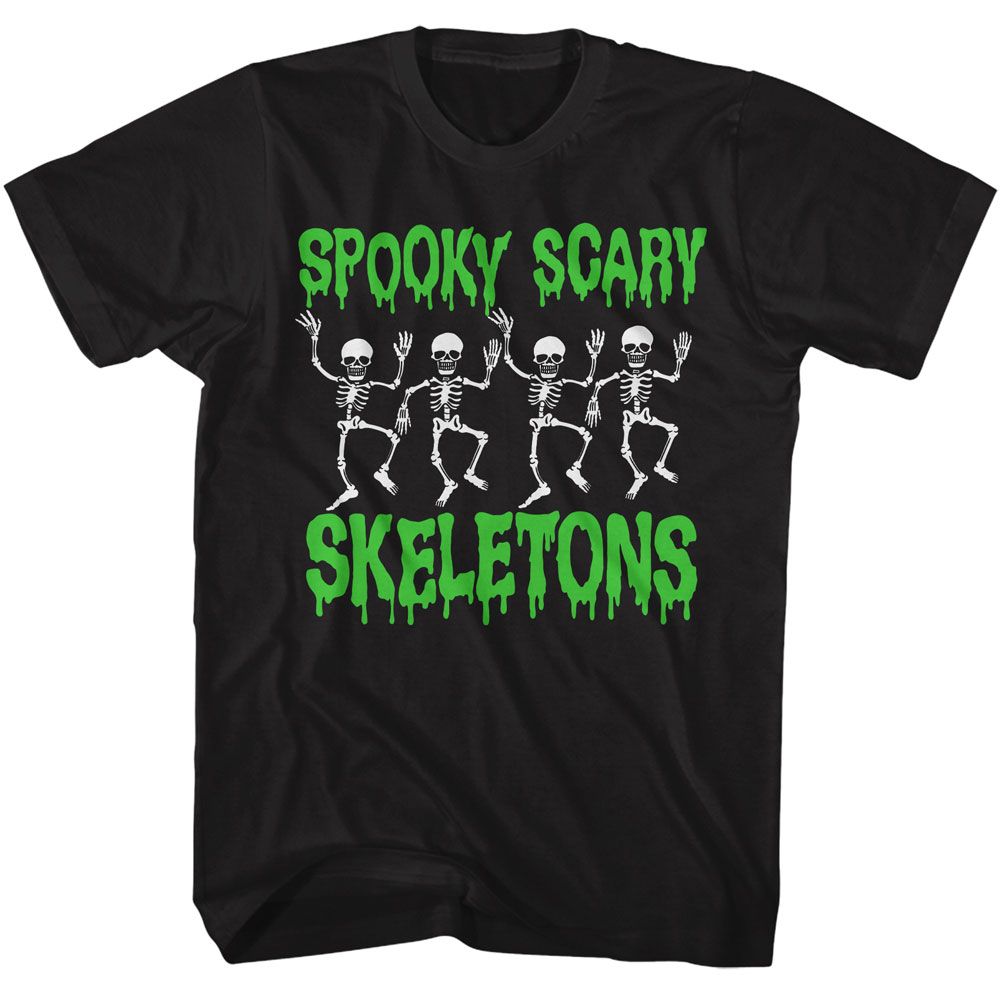 SPOOKY SCARY SKELETONS Eye-Catching T-Shirt, SPOOKY SCARY SKELETONS
