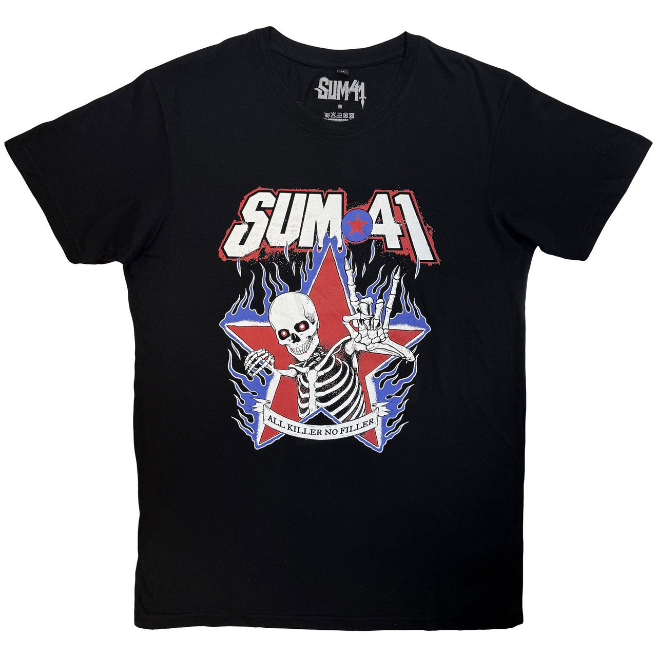 SUM 41 Carbon T-Shirt, All Killer No Filler Skeleton