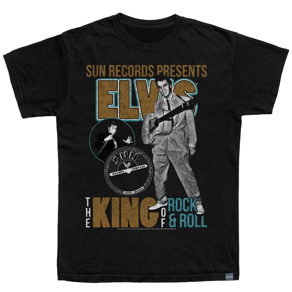 SUN RECORDS Made in USA T-Shirt, KING OF RnR