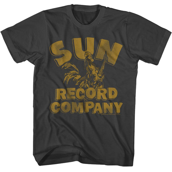 SUN RECORDS Eye-Catching T-Shirt, Rooster with Logo