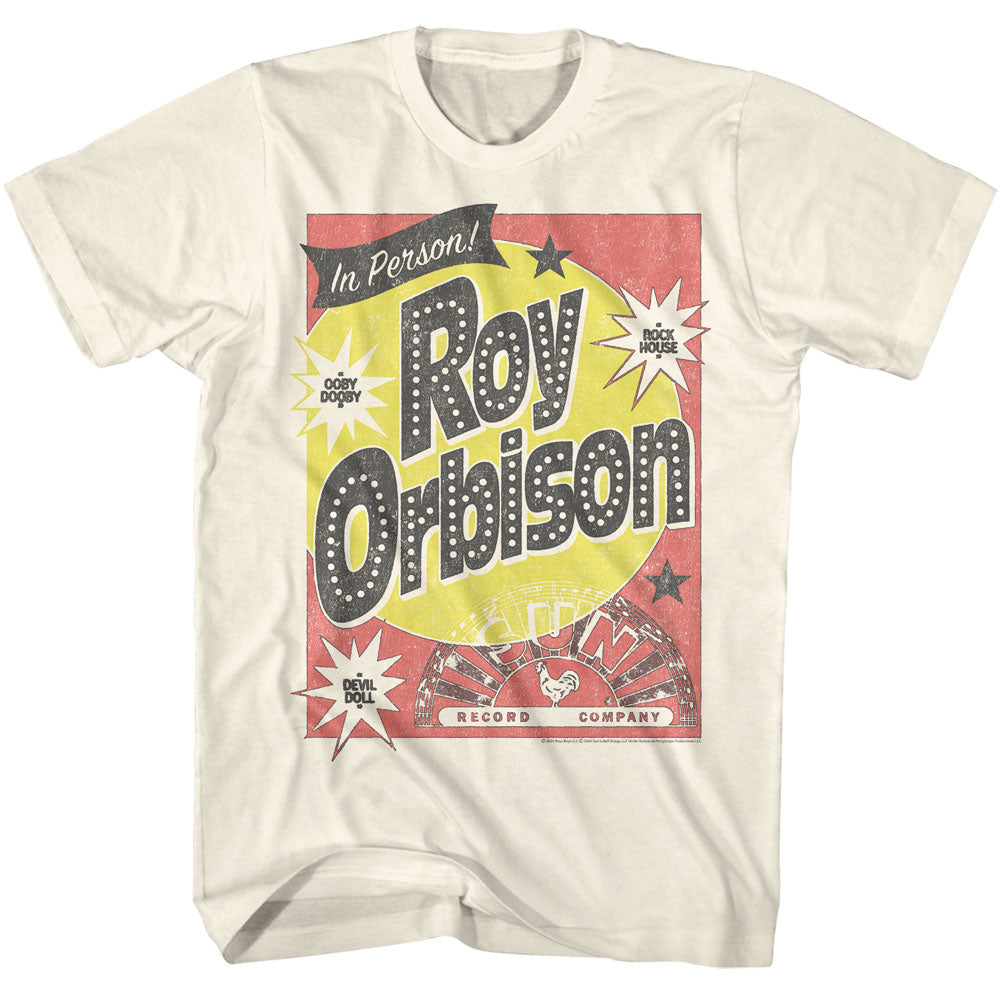 ROY ORBISON Eye-Catching T-Shirt, Sun Records In Person