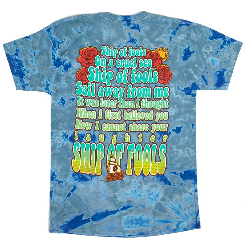 GRATEFUL DEAD Tie Dye T-Shirt, Ship of Fools