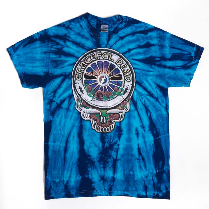 GRATEFUL DEAD Tie Dye T-Shirt, Stone Stealie