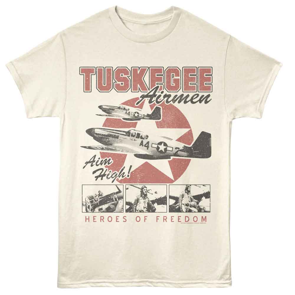 TUSKEGEE AIRMEN Eye-Catching T-Shirt, AIM HIGH