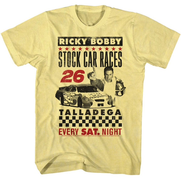 TALLADEGA NIGHTS Eye-Catching T-Shirt, Stock Car Races