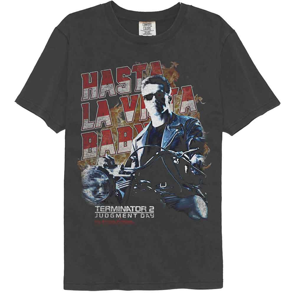 TERMINATOR Garment Dye T-Shirt, HASTA LA VISTA