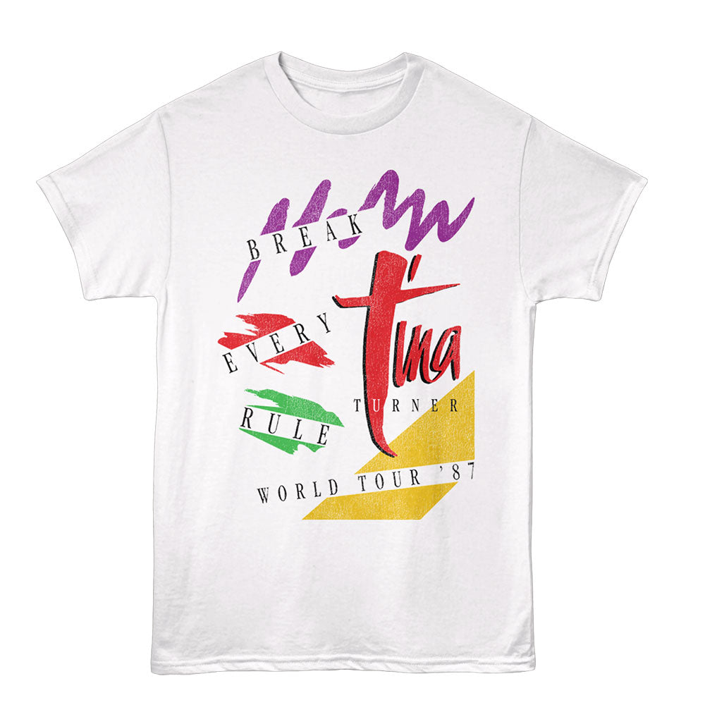 TINA TURNER Eye-Catching T-Shirt, WORLD TOUR 87