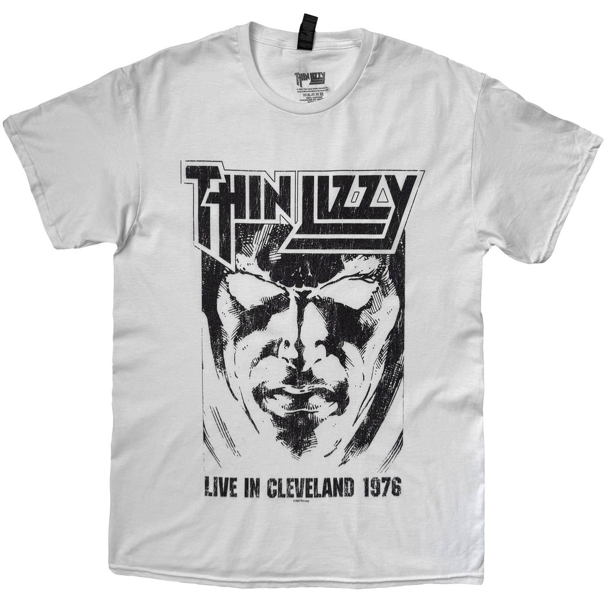 THIN LIZZY Attractive T-Shirt, Live In Cleveland &