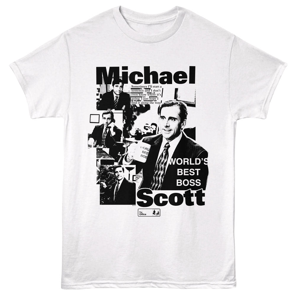 THE OFFICE Eye-Catching T-Shirt, MICHAEL PHOTO COLLAGE