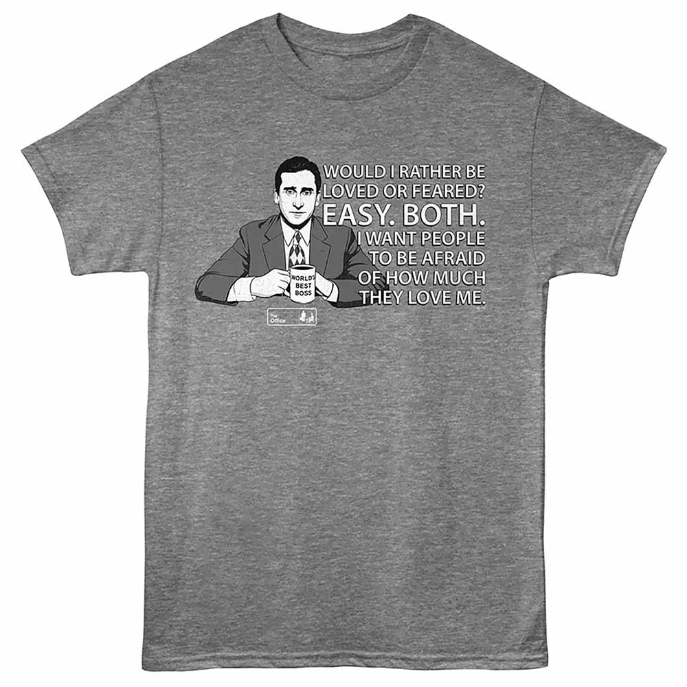 THE OFFICE Eye-Catching T-Shirt, HOW MUCH THEY LOVE ME