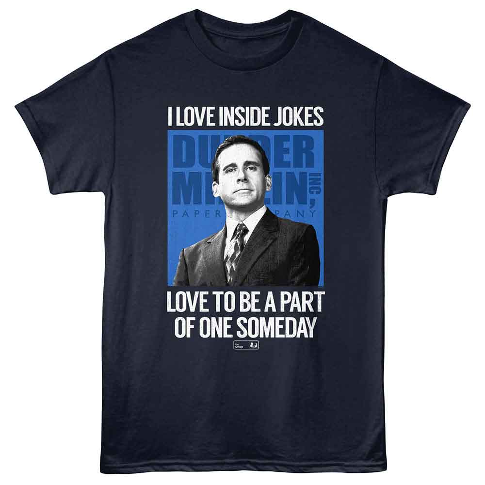 THE OFFICE Eye-Catching T-Shirt, INSIDE JOKES