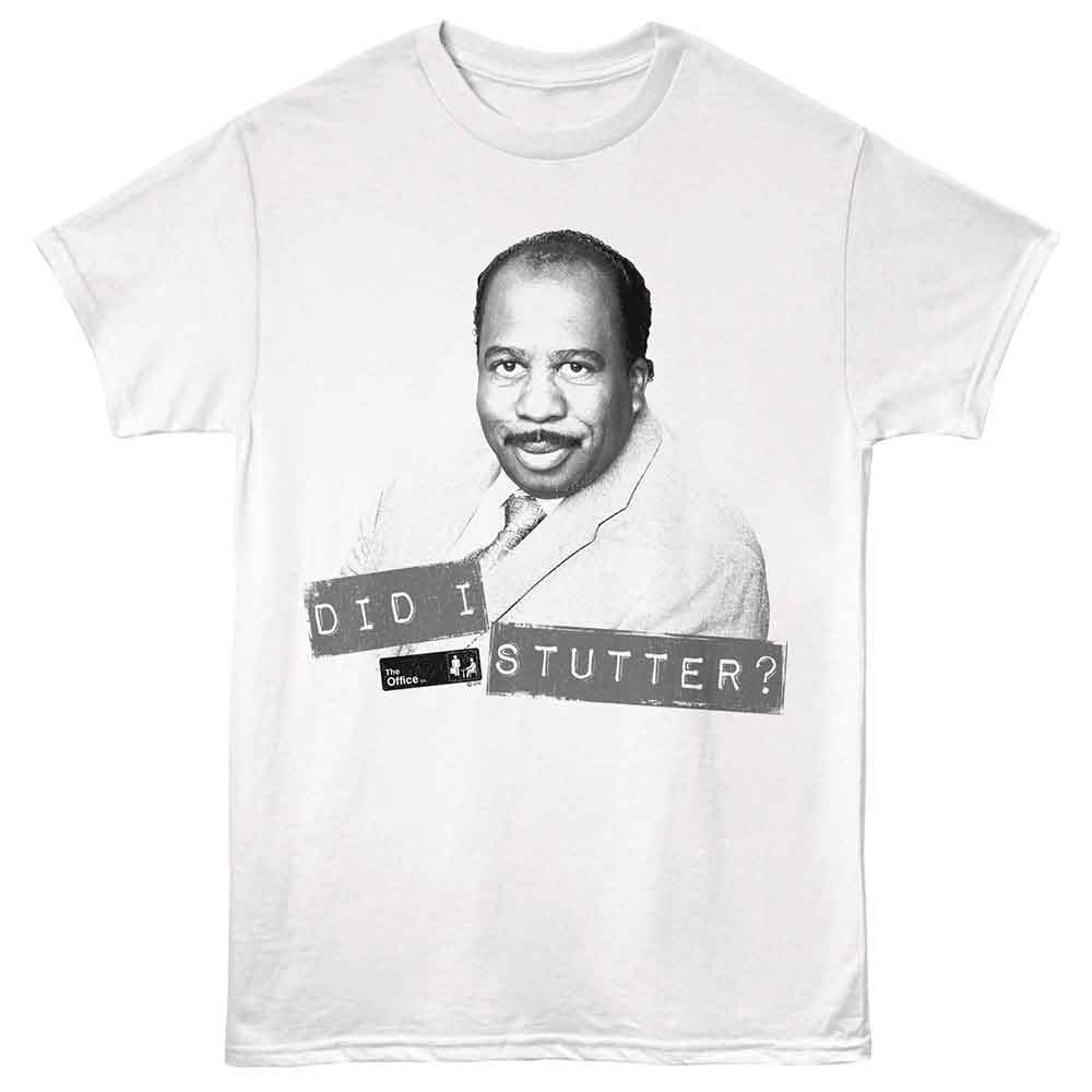 THE OFFICE Eye-Catching T-Shirt, DID I STUTTER