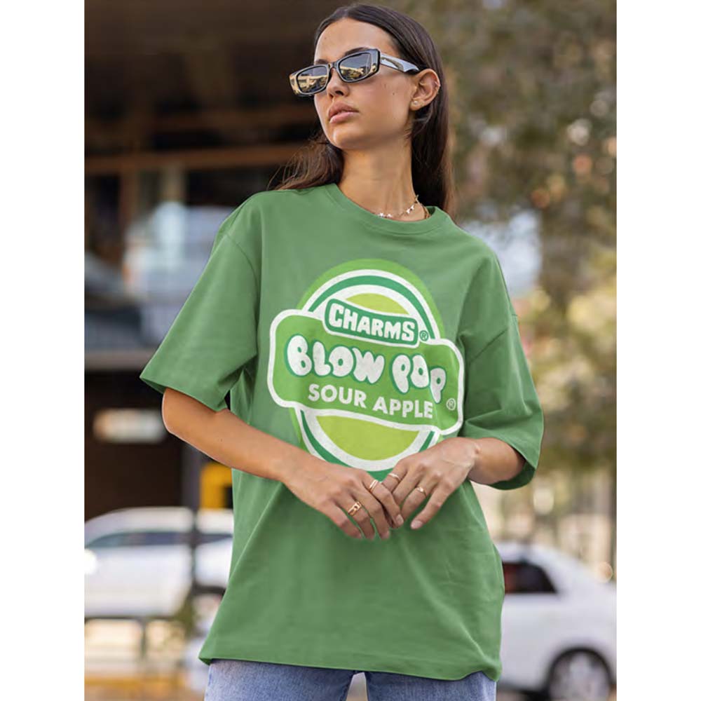 TOOTSIE ROLL Unisex T-Shirt, Sour Apple Blow Pop