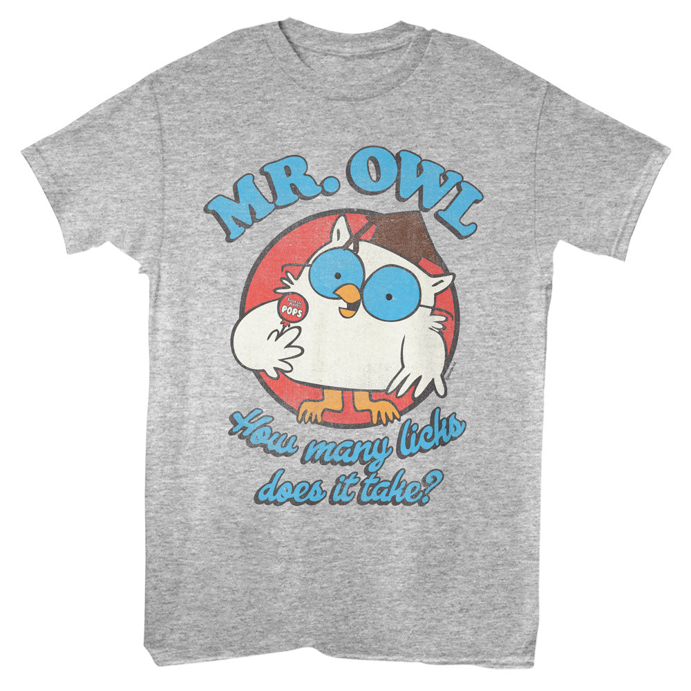 TOOTSIE ROLL Eye-Catching T-Shirt, HOW MANY LICKS