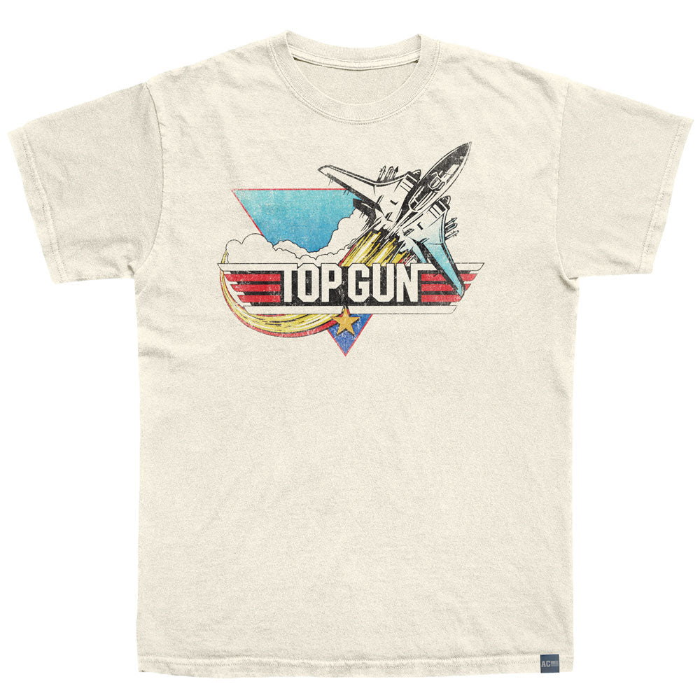 TOP GUN Made in USA T-Shirt, FADE