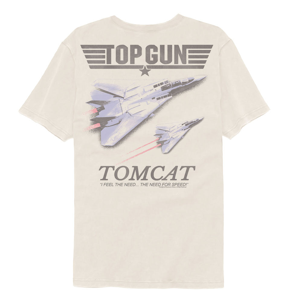 TOP GUN Garment Dye T-Shirt, TOMCAT