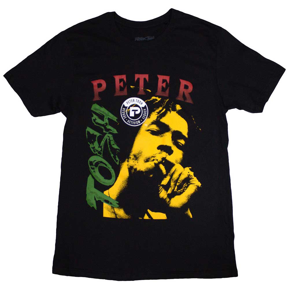 PETER TOSH Attractive T-Shirt, Smokin