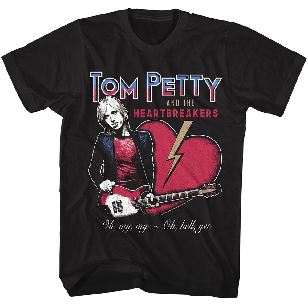 TOM PETTY & THE HEARTBREAKERS Eye-Catching T-Shirt, Oh My My