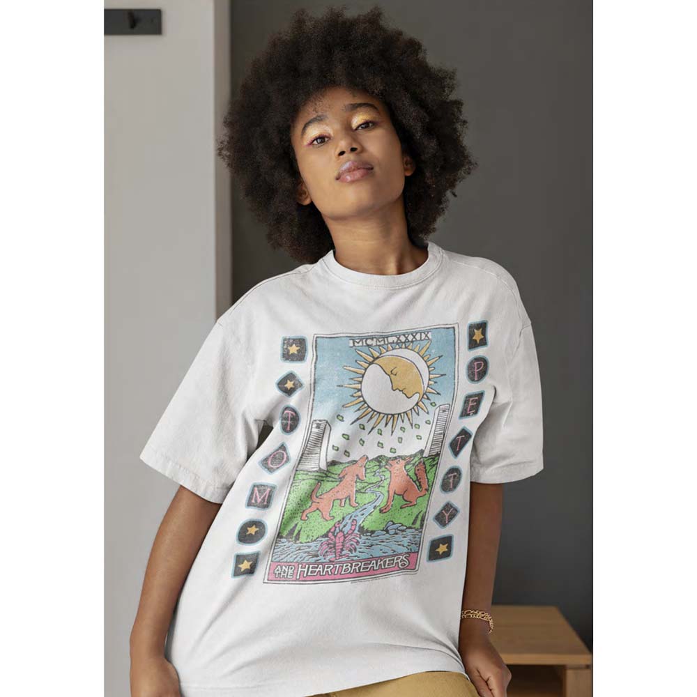 TOM PETTY & THE HEARTBREAKERS Eye-Catching T-Shirt, Tarot Card