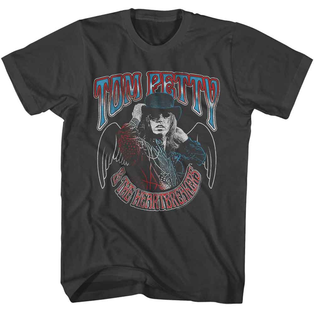TOM PETTY & THE HEARTBREAKERS Eye-Catching T-Shirt, AMERICANA WINGS
