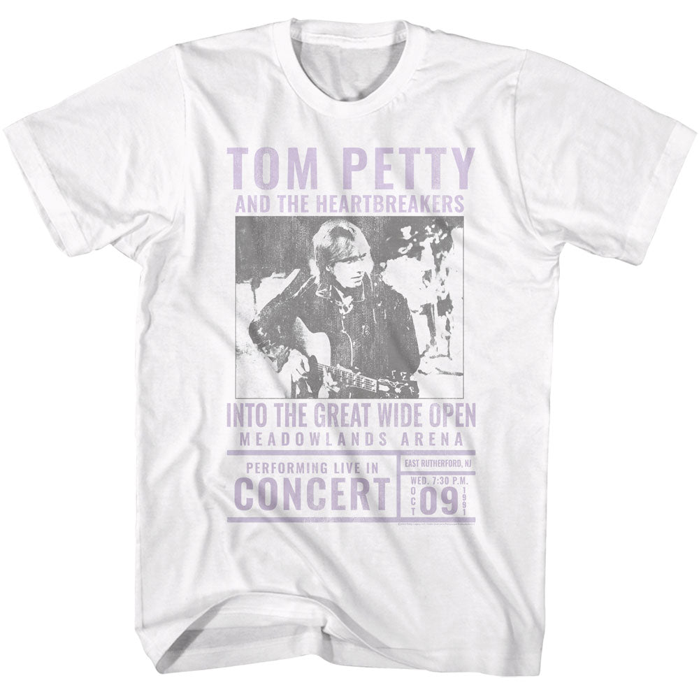 TOM PETTY & THE HEARTBREAKERS Eye-Catching T-Shirt, Into The Great