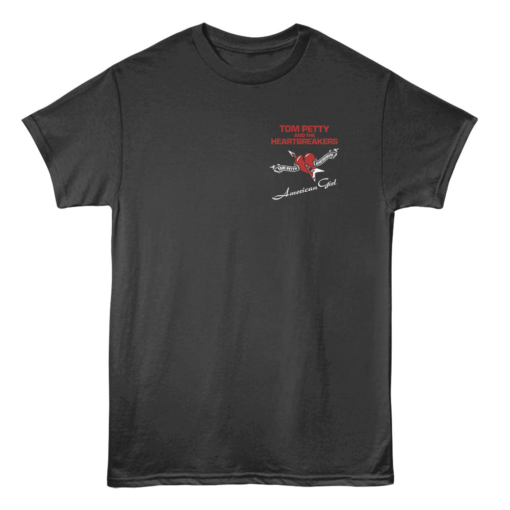TOM PETTY & THE HEARTBREAKERS Eye-Catching T-Shirt, AMERICAN GIRL