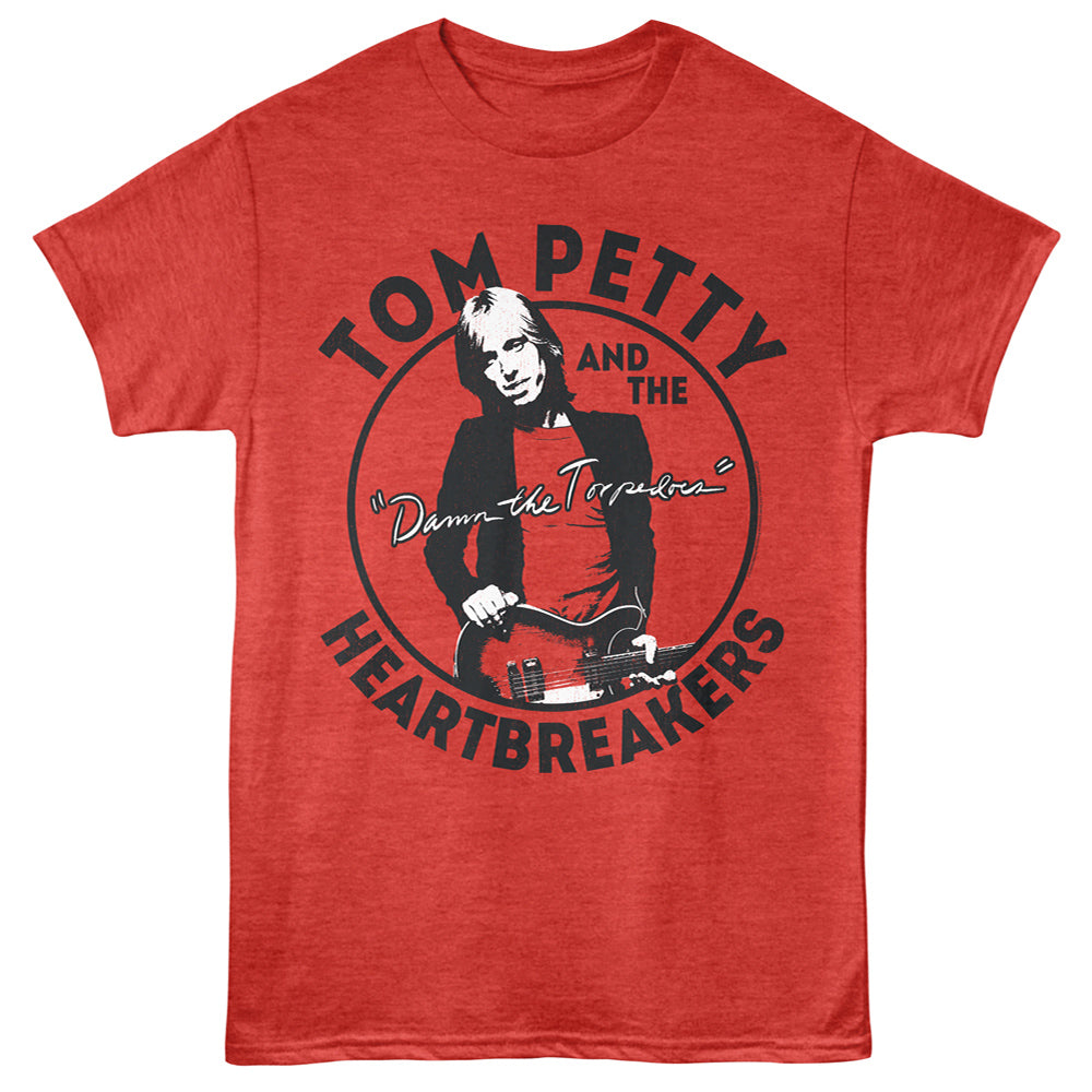 TOM PETTY & THE HEARTBREAKERS Eye-Catching T-Shirt, DAMN THE TORPEDOES