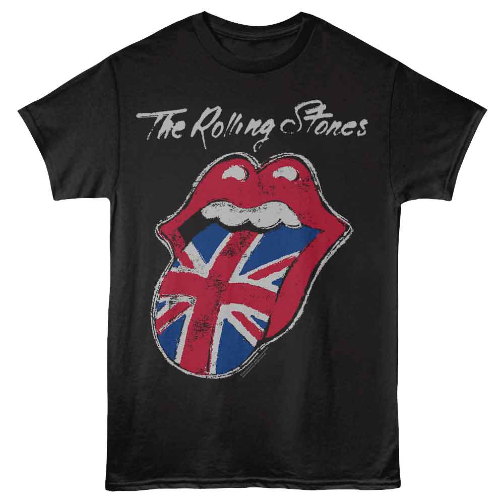 THE ROLLING STONES Eye-Catching T-Shirt, PAINTED UK TONGUE