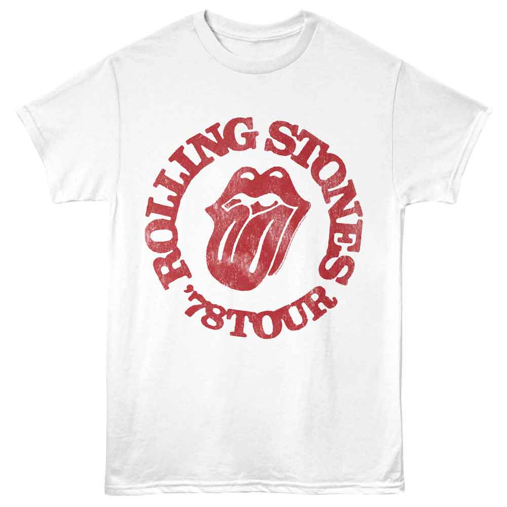 THE ROLLING STONES Eye-Catching T-Shirt, 78 Tour