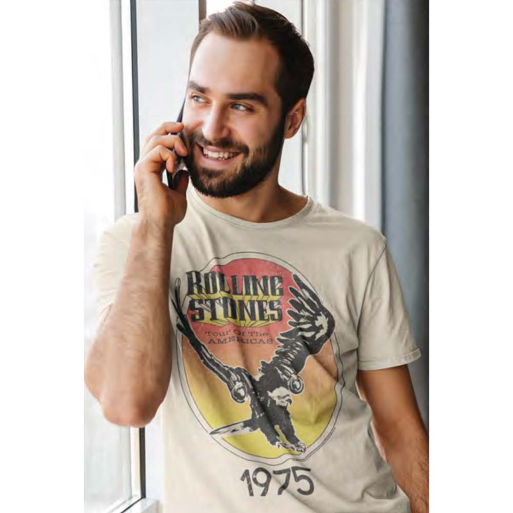 THE ROLLING STONES Eye-Catching T-Shirt, TOUR OF THE AMERICAS
