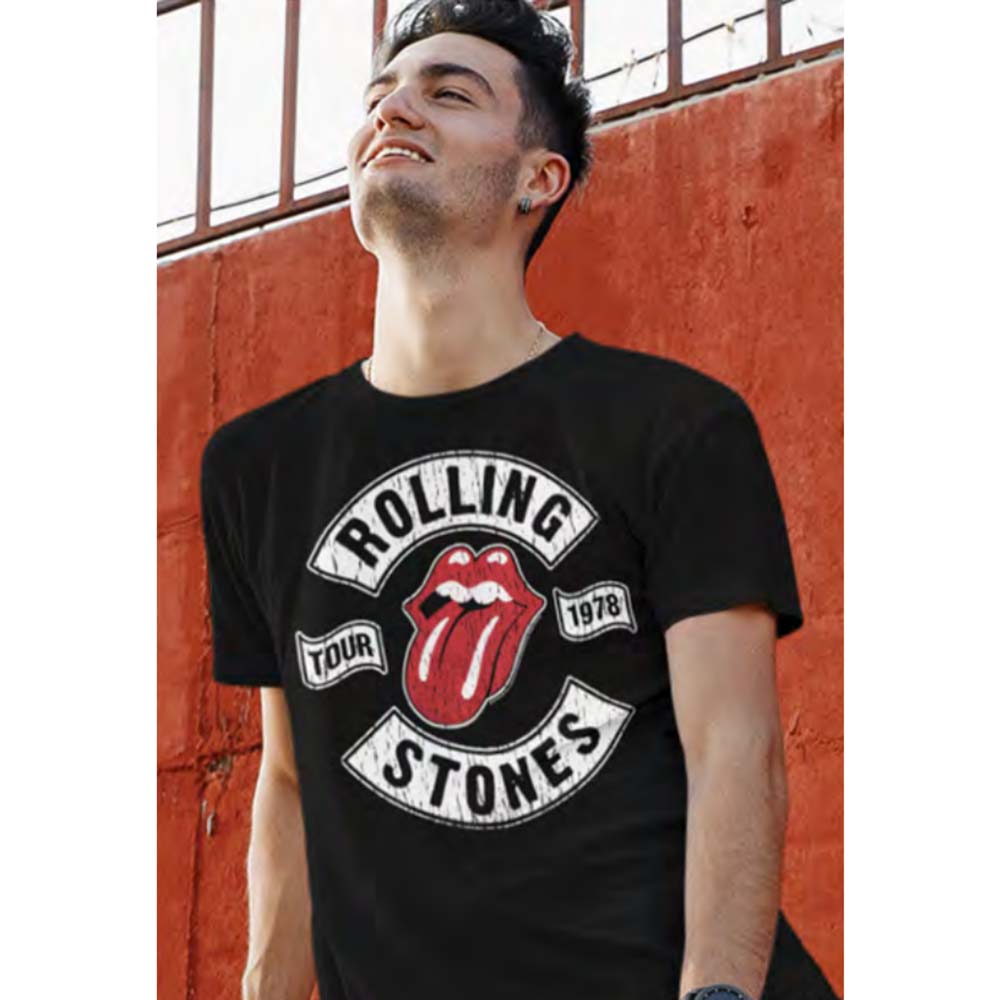 THE ROLLING STONES Eye-Catching T-Shirt, TOUR 78