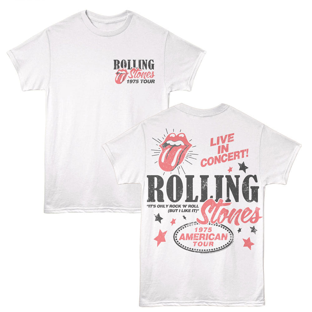 THE ROLLING STONES Eye-Catching T-Shirt, 1975 AMERICAN TOUR