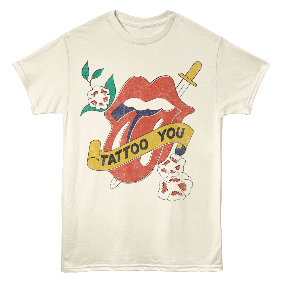 THE ROLLING STONES Eye-Catching T-Shirt, TATTOO YOU