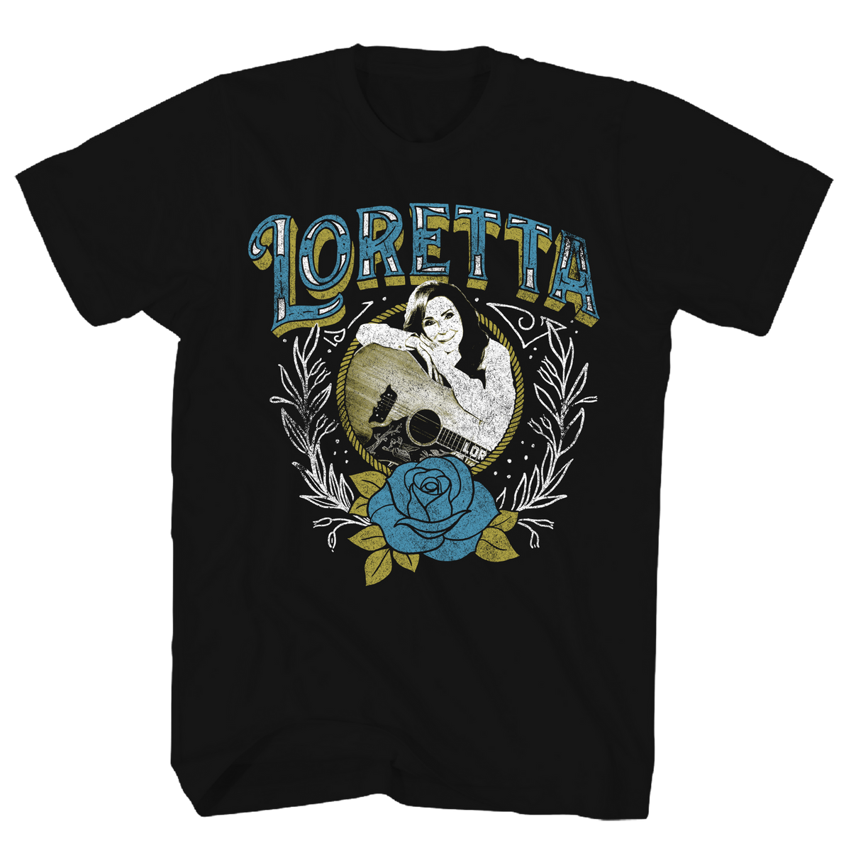 LORETTA LYNN T-Shirt, PHOTO ROSE