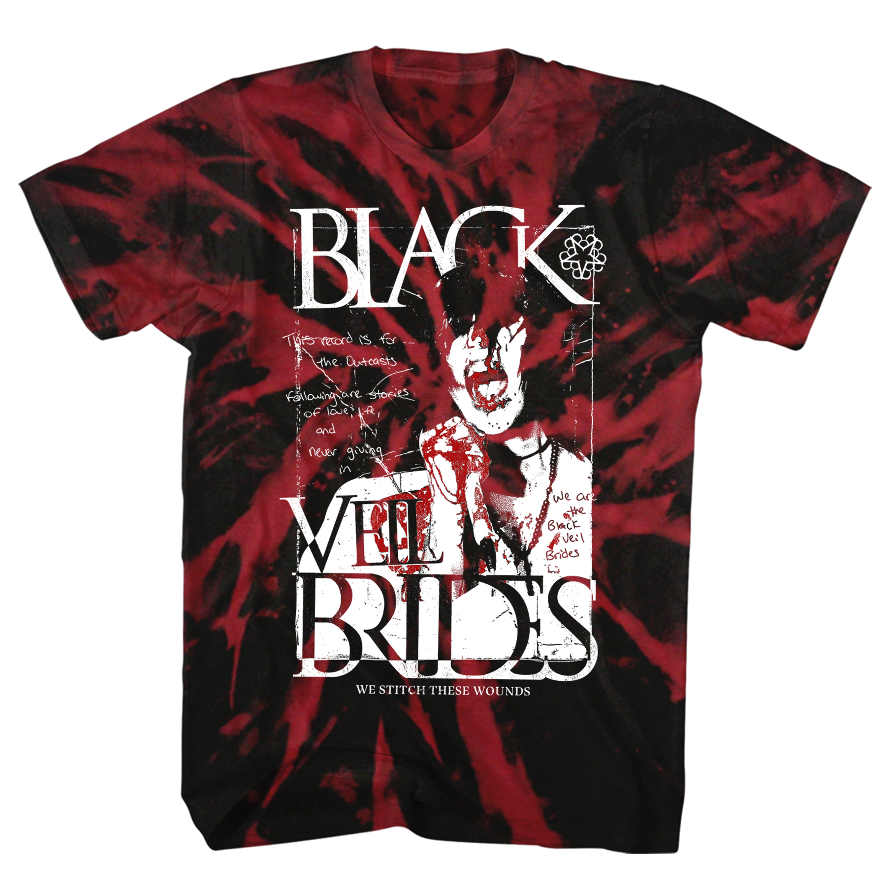 BLACK VEIL BRIDES T-Shirt, BLOODY ANDY