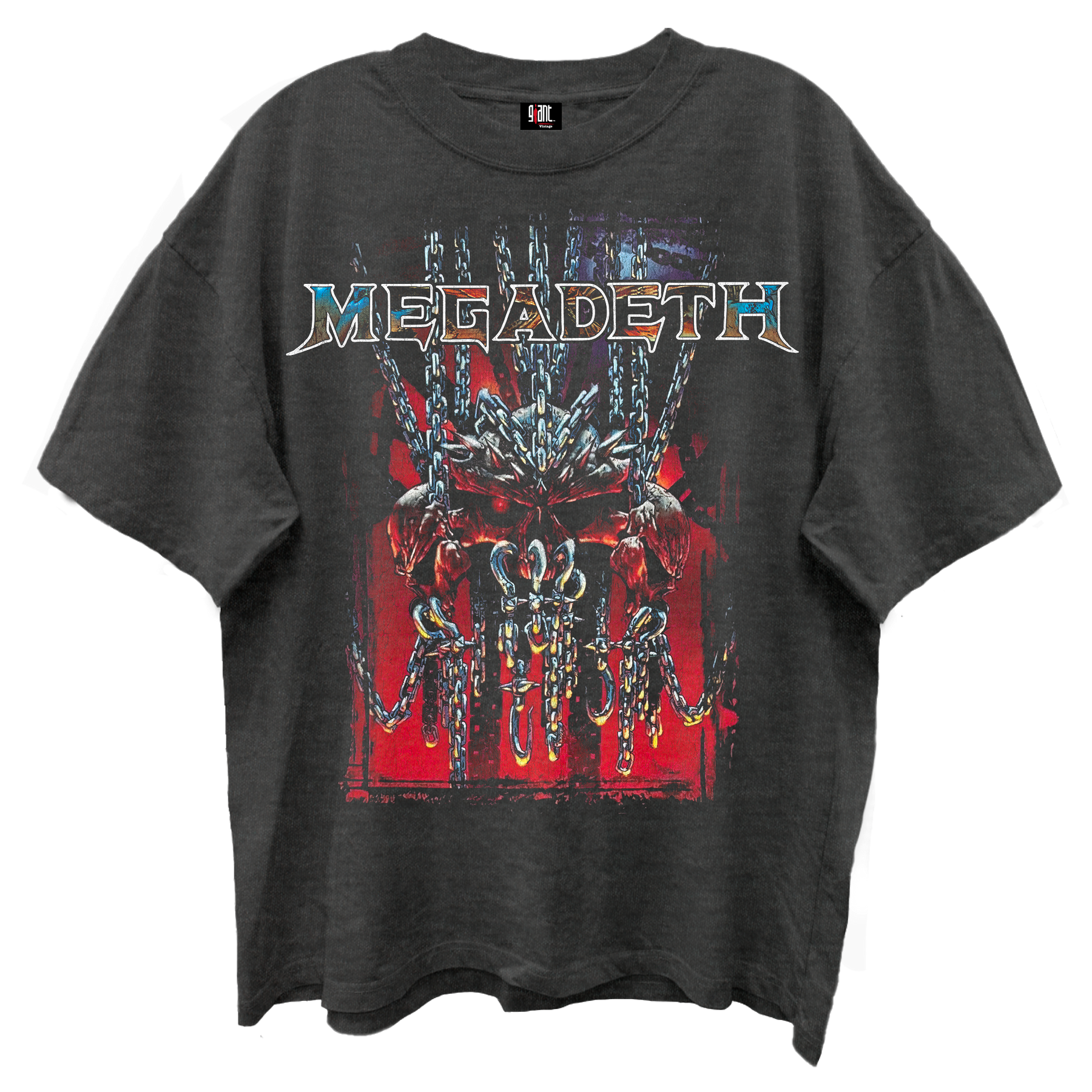 MEGADETH Oversized T-Shirt, CHAOS CHAINS