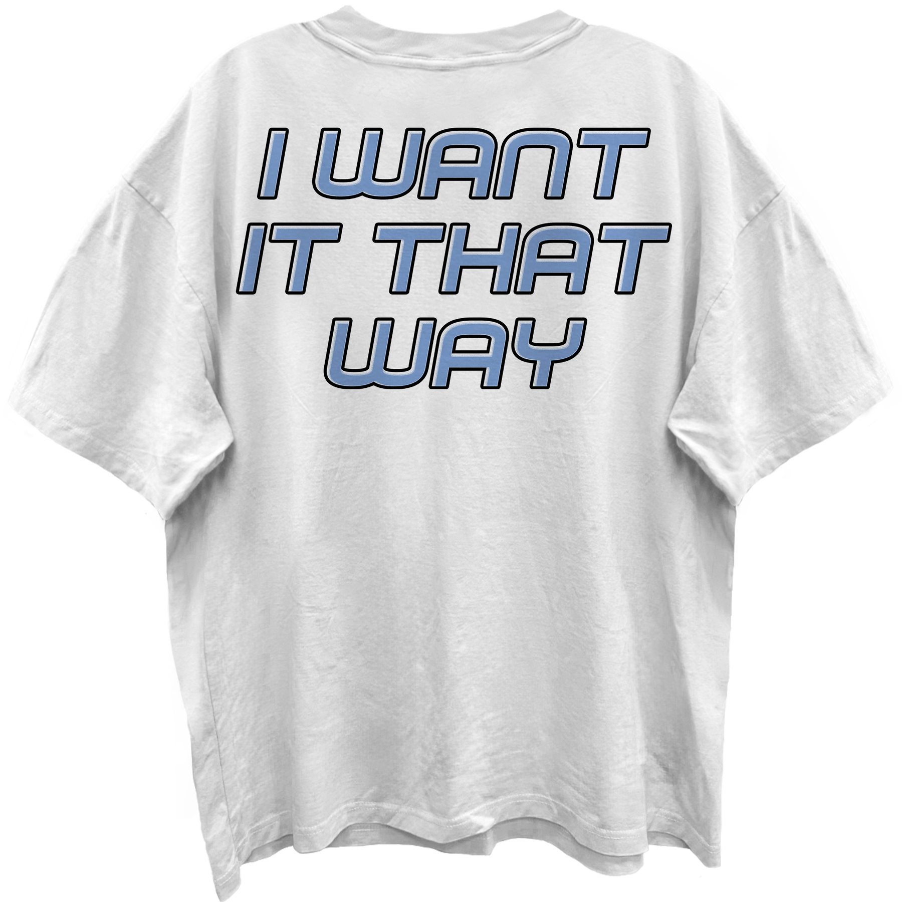 BACKSTREET BOYS Oversized T-Shirt, I WANT IT THAT WAY