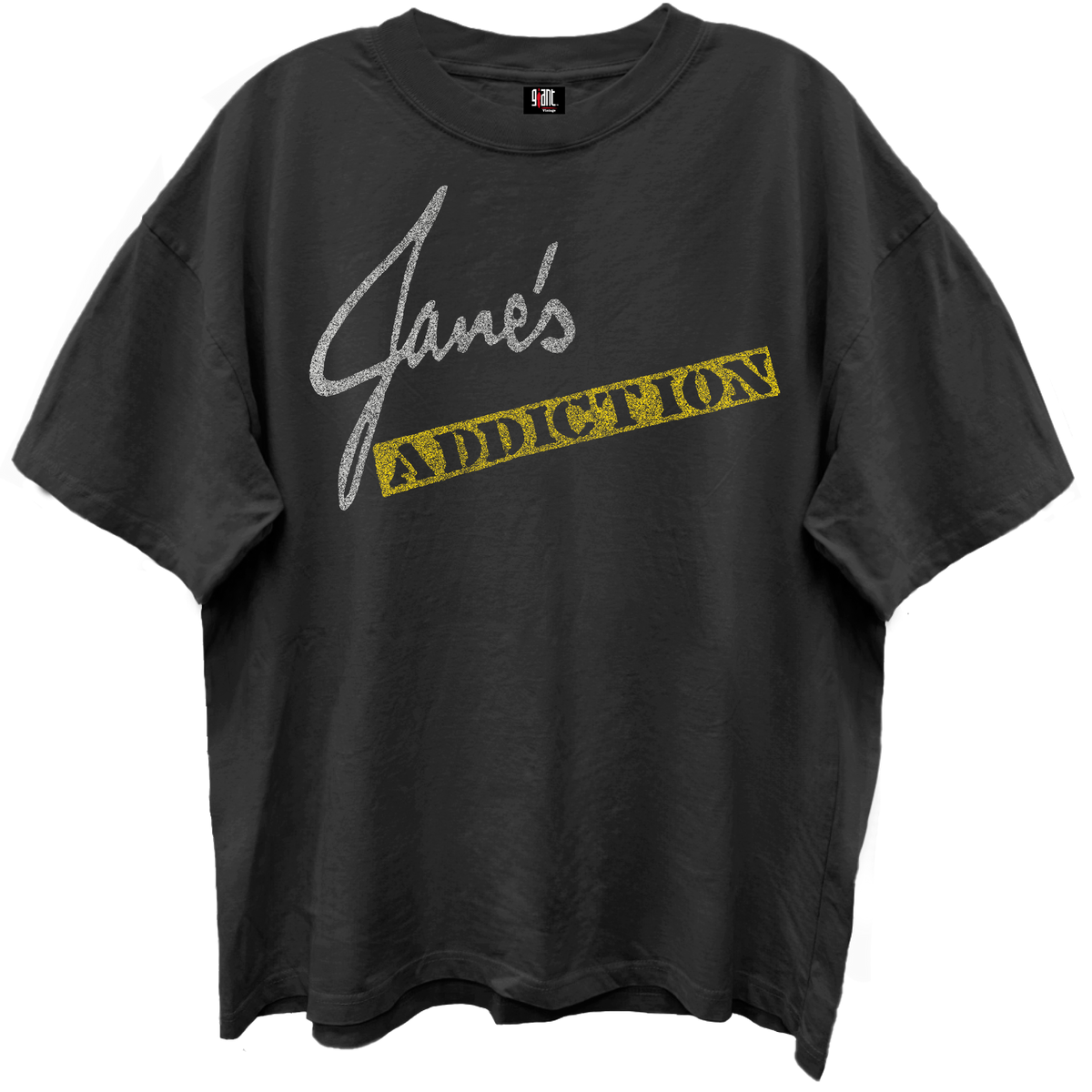 JANES ADDICTION Oversized T-Shirt, GREATEST HITS LOGO COLLAGE