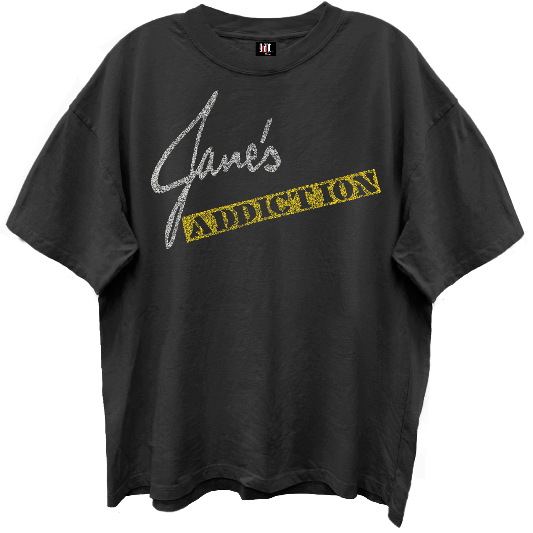 JANES ADDICTION Oversized T-Shirt, GREATEST HITS LOGO COLLAGE