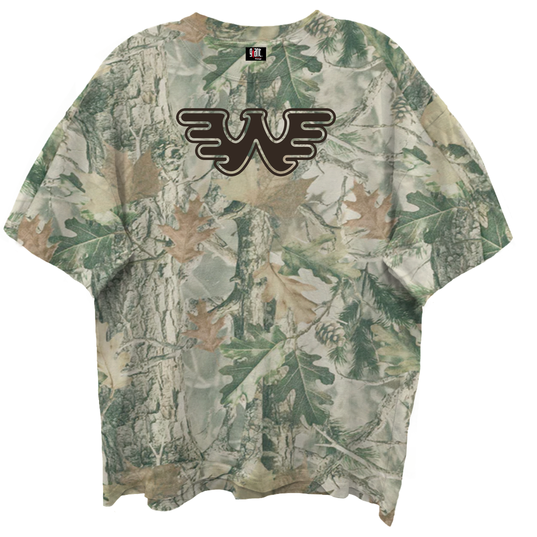 WALYON JENNINGS Oversized T-Shirt, LOGO SQUARES