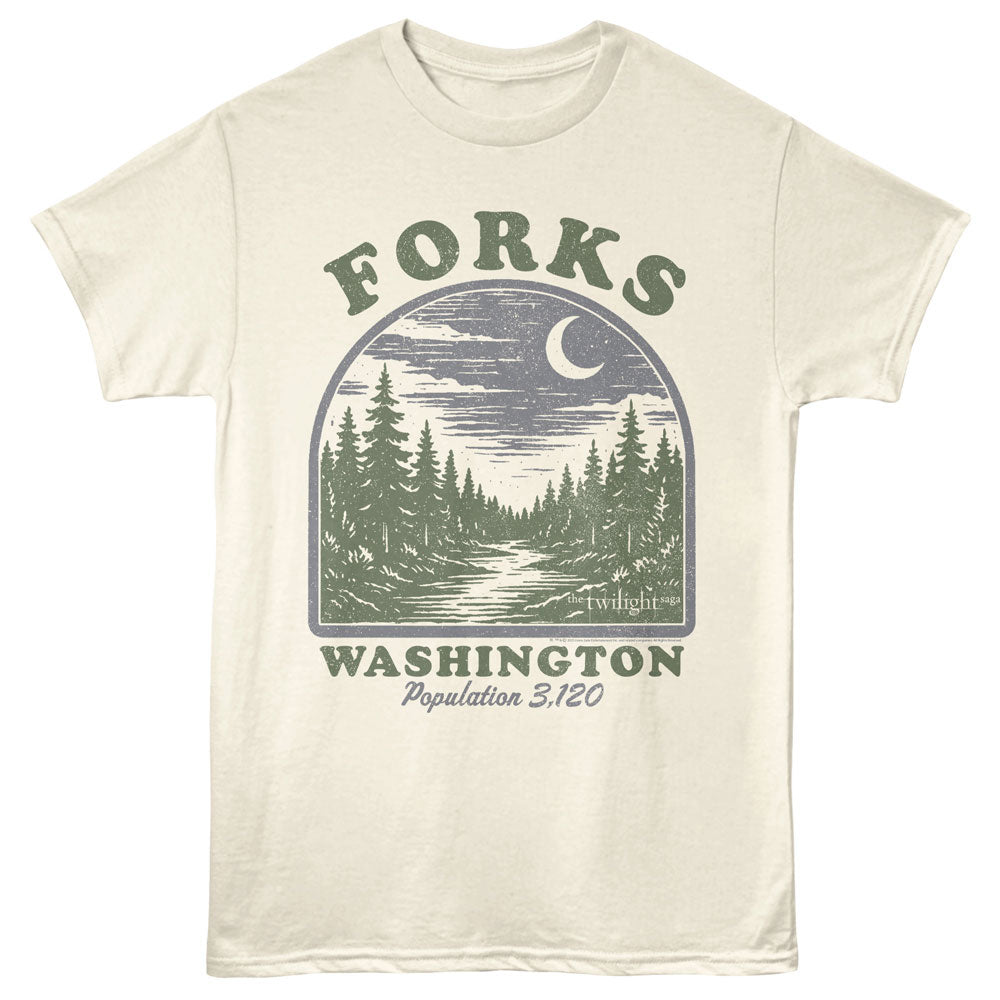 TWILIGHT Eye-Catching T-Shirt, FORKS ARCH
