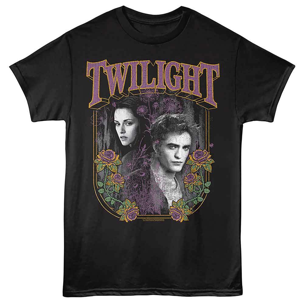 Twilight Floral Couple T-Shirt